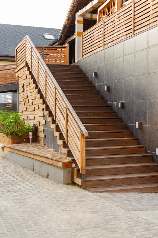 Wooden Banister Installation in Alpharetta, GA